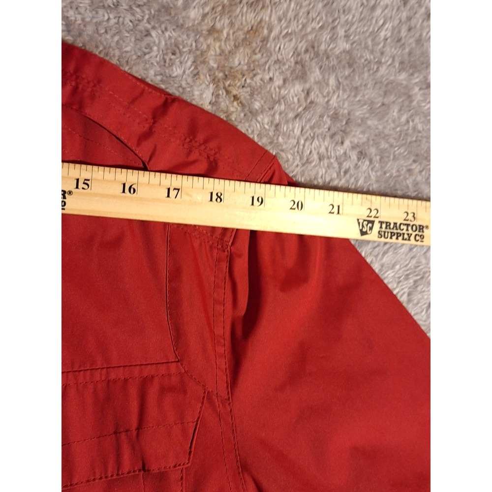 Marc New York Andrew Marc Red Full Zip Snap Field Jacket Mens L Utility Spring - Picture 3 of 15